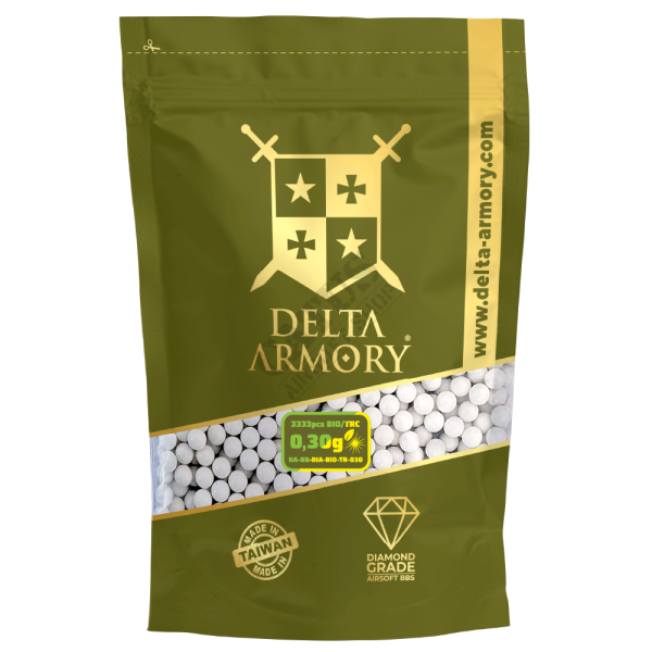 Delta Armory Diamond Bio BBs Tracer 0.30g 3330pcs Glow in the dark
